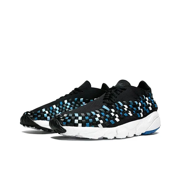 Nike Air Footscape Woven Nm Black/Blue Jay White-2