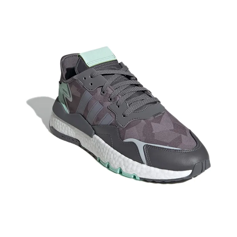 Adidas Originals Nite Jogger 'Gray Green White'-2