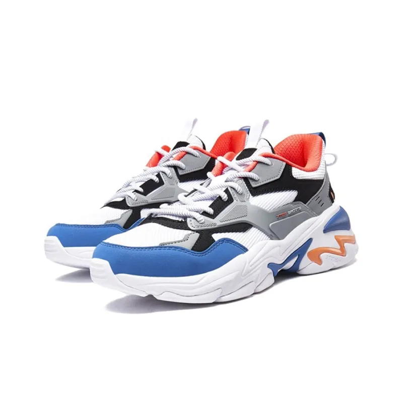 XTEP Shanhai Collection Casual Shoes Men Low Top White Gray Blue-1