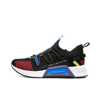 PEAK Taichi Core Trend Cushioning Anti Slip And Wear Resistant Low Top Sports Casual Shoes Black Red Blue