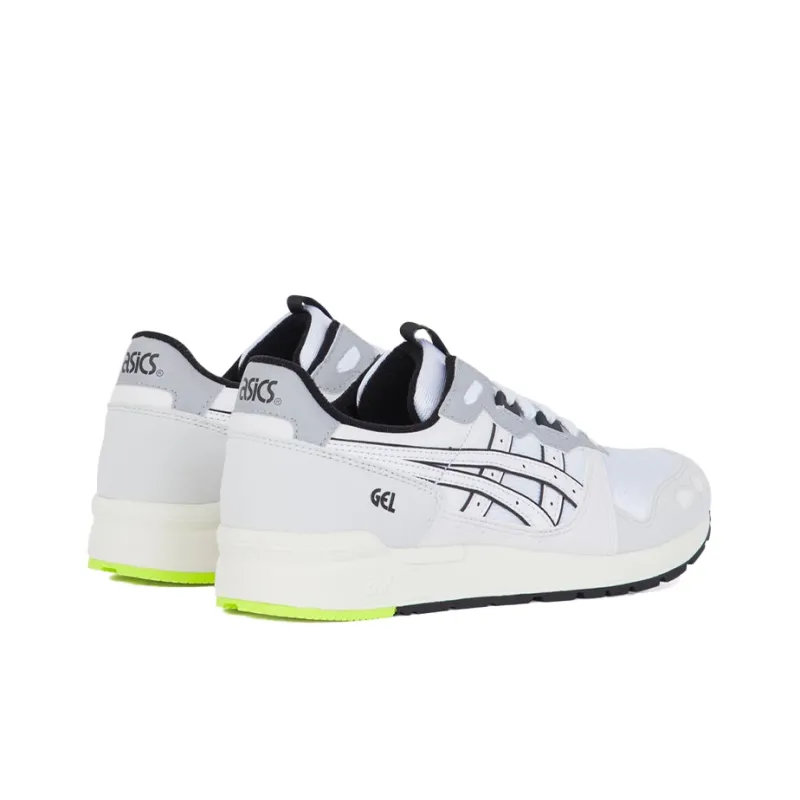 Asics Gel Lyte Lace Up Wear Resistant Low Top Running Shoes Men's Gray White-2