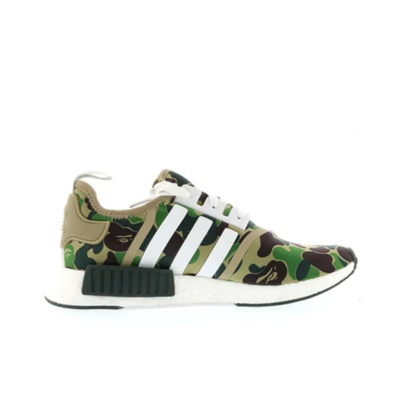 Adidas Nmd R1 Bape Olive Camo-1