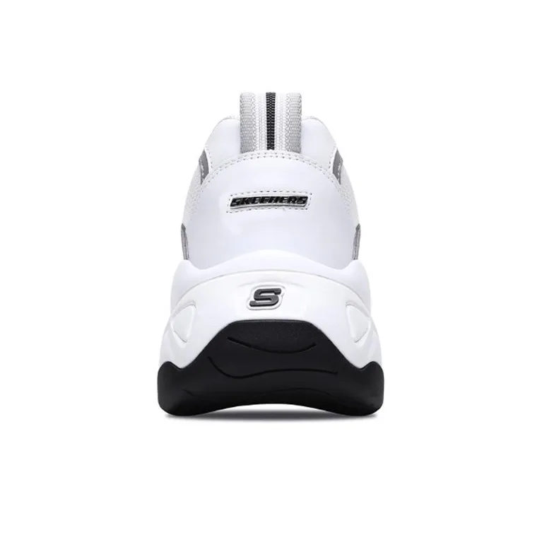 Skechers D Lites 3.0 Low Top Running Shoes White/Gray-3