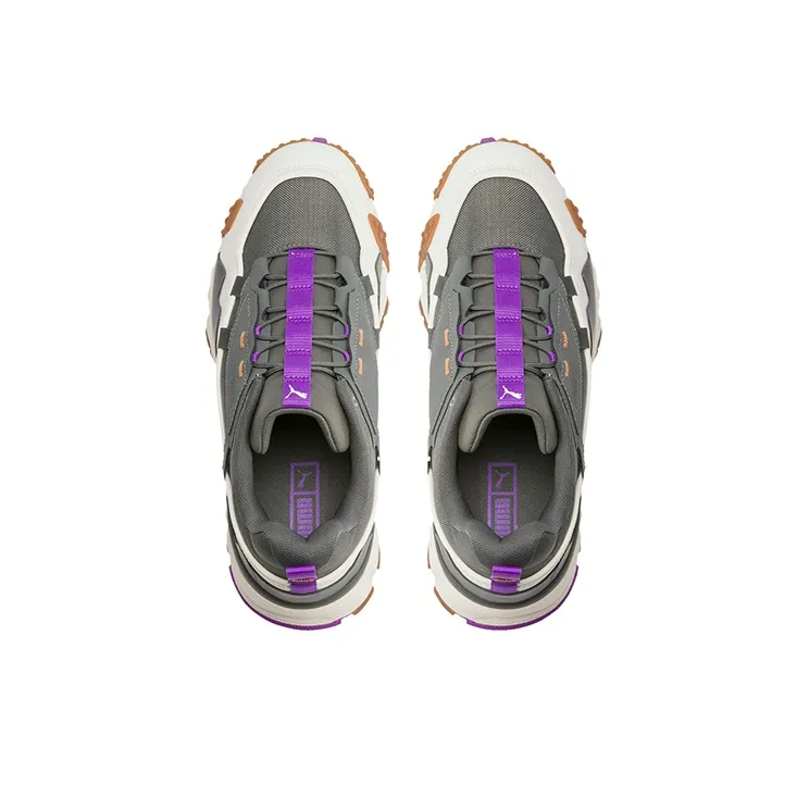 PUMA Trailfo Overland MTS Cushioned Slip-Resistant Lightweight Low-Top Athletic Shoes Women's Army Green Khaki Purple-2