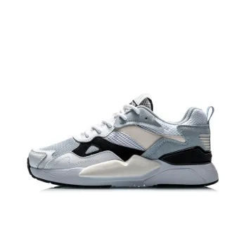 LiNing Honor 2020 Anti Slip Wear Resistant Low Top Sports Casual Shoes Women's White Blue