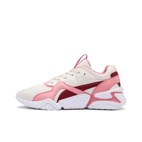 PUMA Nova Casual Shoes Women's Low-Top White/Pink