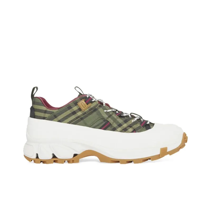 Burberry Arthur Check Military Green-1