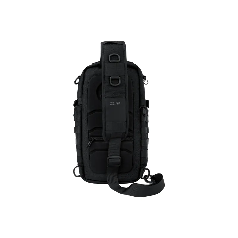 KONADCT Oxford Sling Bag, Shoulder Bag, Crossbody Bag Regular Unisex Black-3