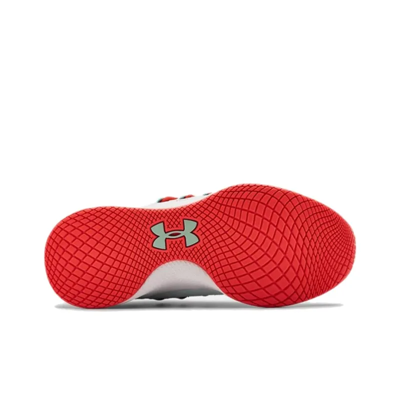 Under Armour Charged Breathe Fn Print Blue/Orange Women's-4