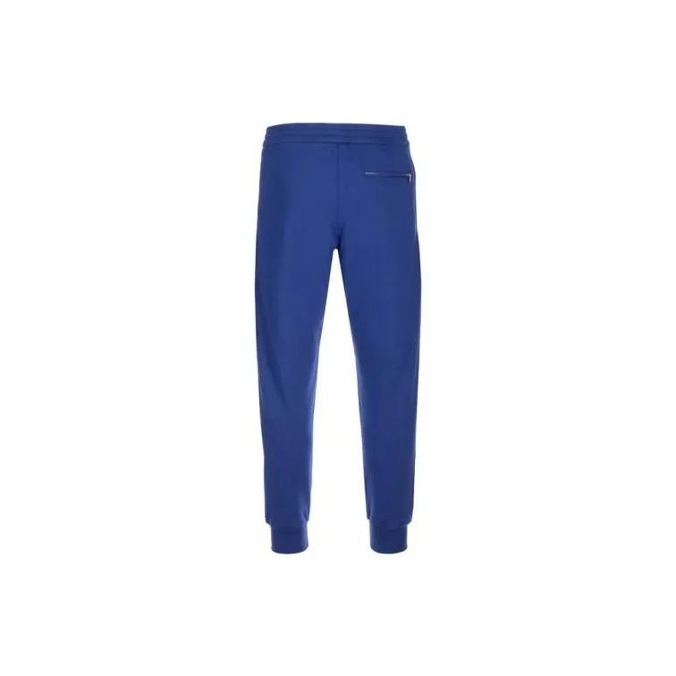 Alexander McQueen Knitted Sports Pants Men's Blue-1