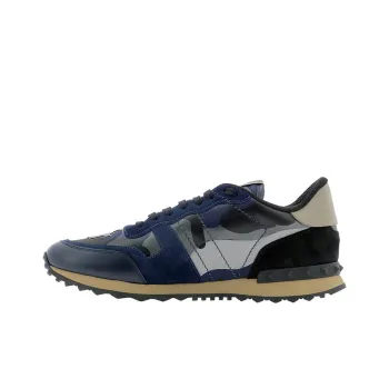 Valentino Garavani Rockrunner Camouflage Black Navy Beige