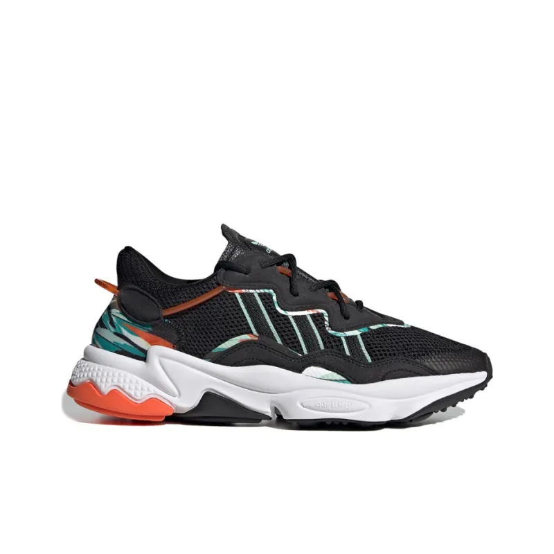 Adidas Ozweego Geometric Jungle Print Black-1