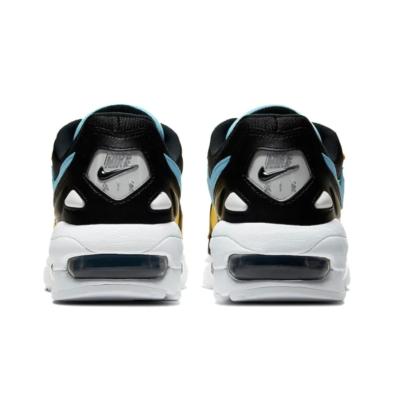 Nike Air Max 2 Light Yellow Light Blue Black Women's-4