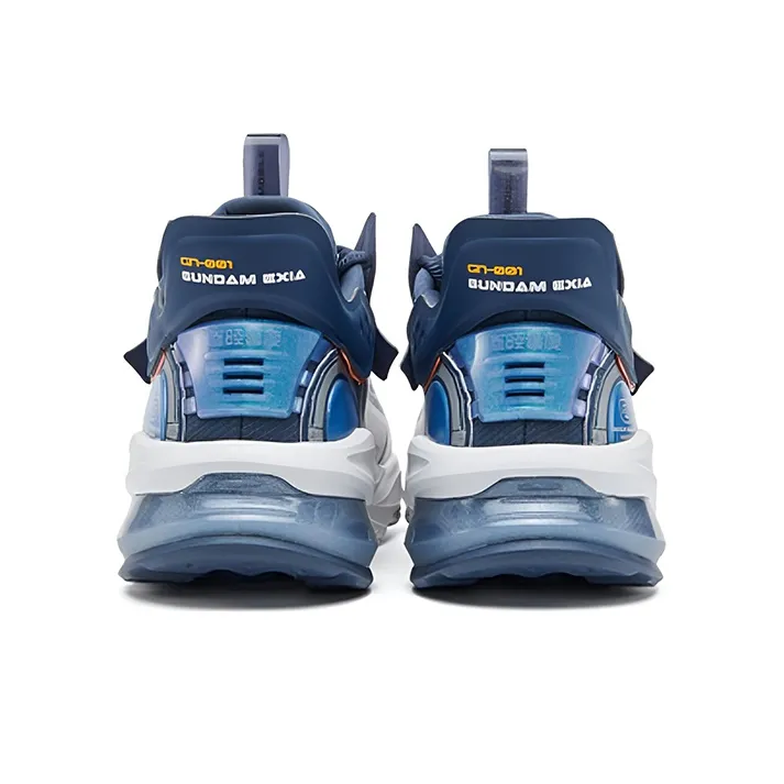 361° Gundam Angel Low Top Sports Casual Shoes Men's Gray Blue-2