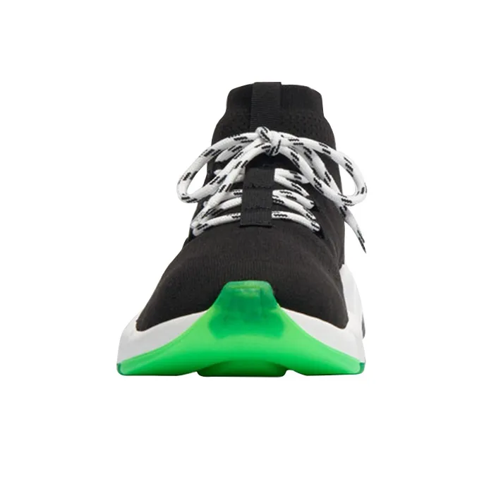 Balenciaga Speed Lace Up Trainer 'Black Neon Green'-2