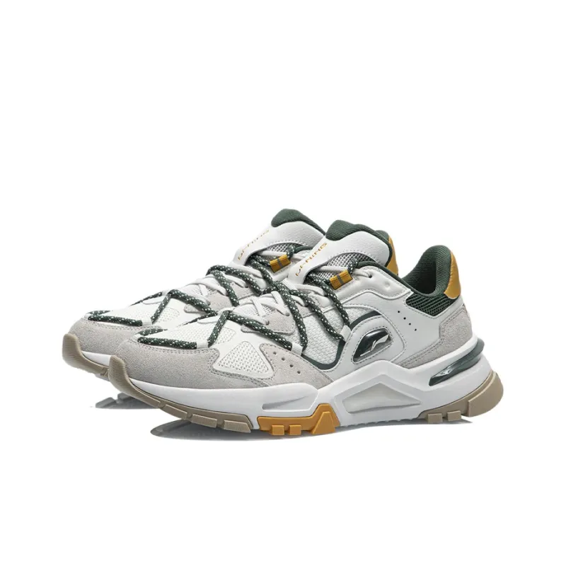 LiNing Reverse Low Top Sports Casual Shoes Men's White Gray-2