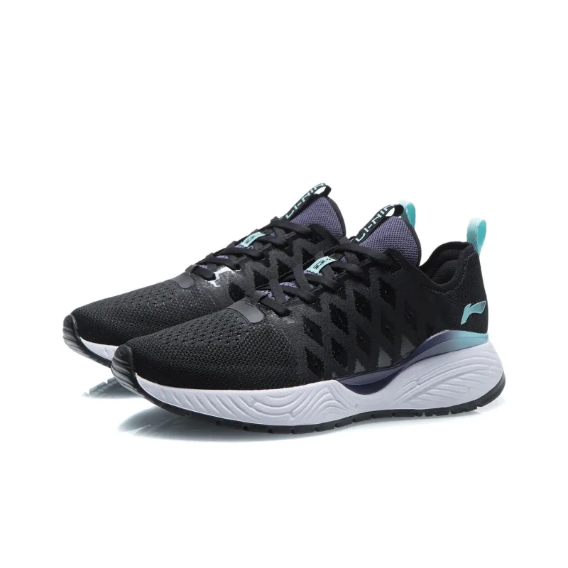 LiNing Soft Cushioned Slip Resistant Low Top Sports Casual Shoes Women's Black-2