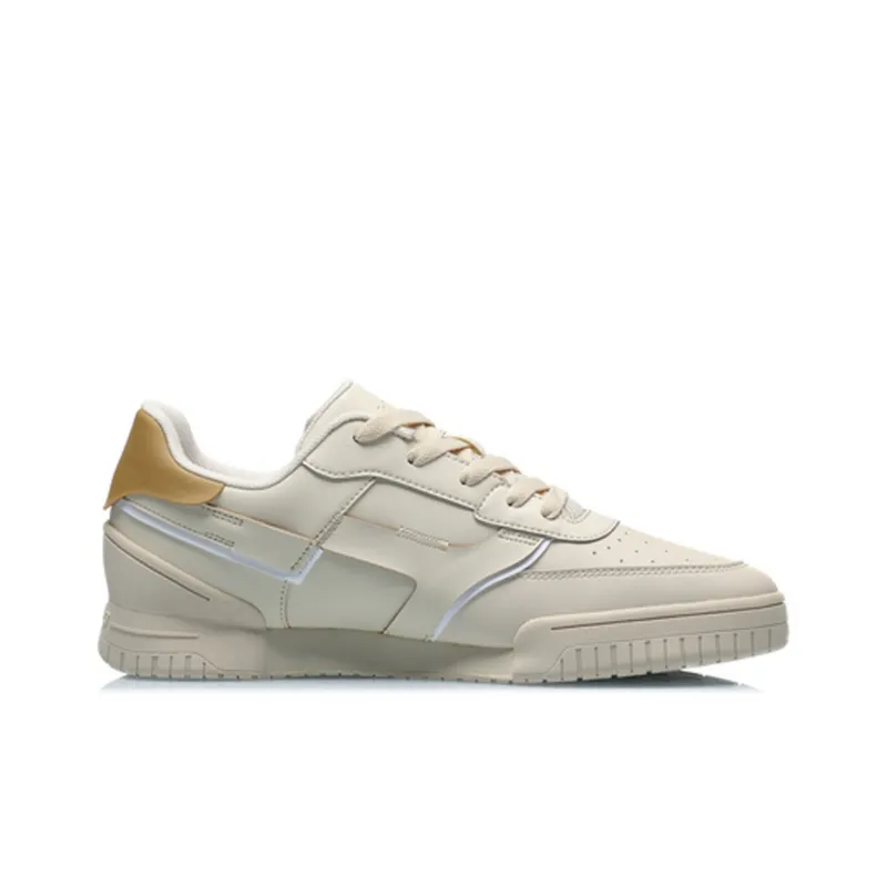 LiNing Abrasion Resistant Breathable Low Top Sports Casual Shoes Men's Rabbit Fur Gray-1