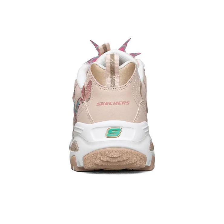 Skechers D'lites 1.0 Low Top Running Shoes Pink Women's-3