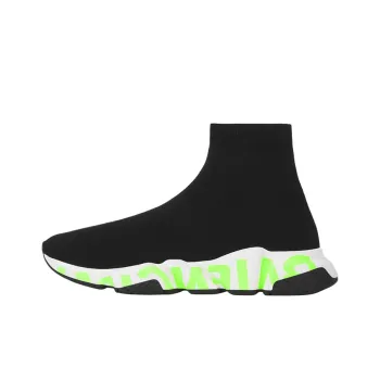 Balenciaga Speed Black Fluo Green