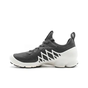Ecco Great Step Exploration Series Hiking / Trekking Shoes Men Low Top Magnet Gray