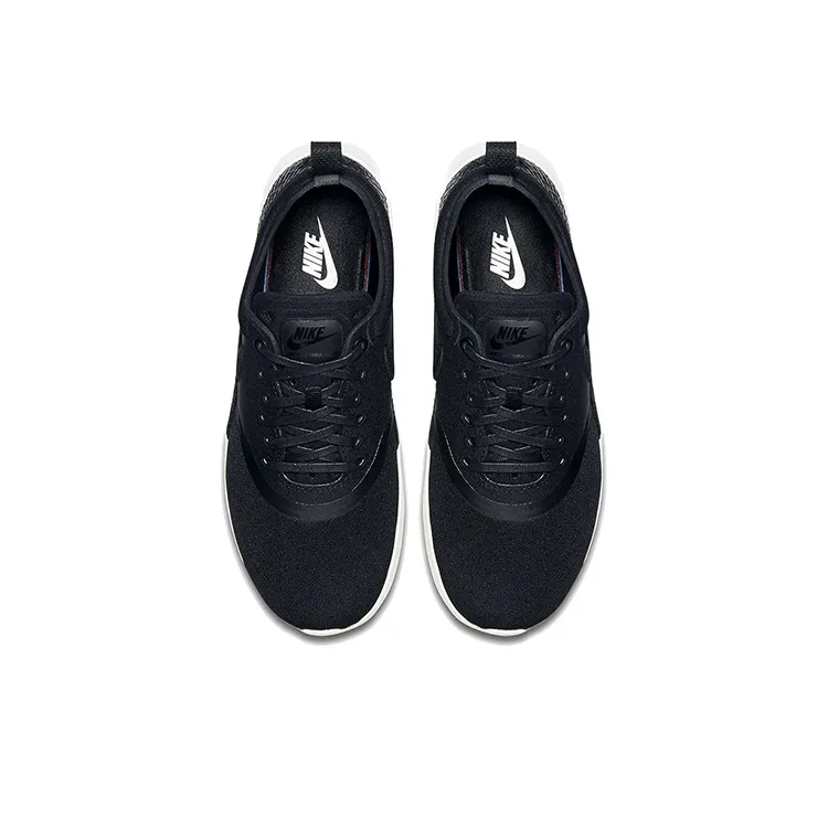 Nike Air Max Thea Ultra Premium Cushioned Slip Resistant Low Top Casual Shoes Women's Black White-3