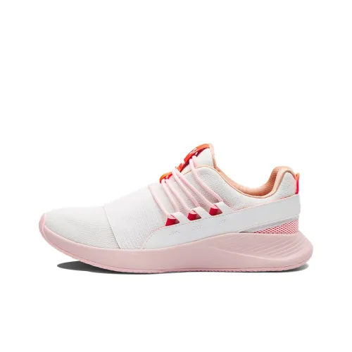 Under Armour Wmns Charged Breathe Lace Sports Shoes Pink/White