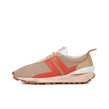 Lanvin Bumpr Low-Top Casual Shoes Men's Beige Orange