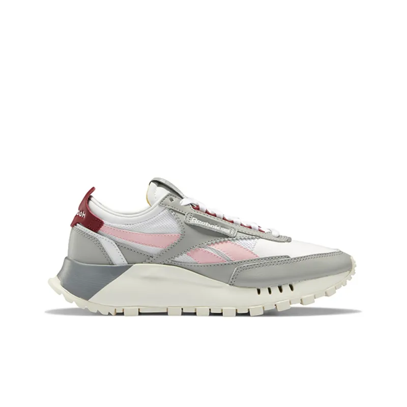 Reebok Women's Classic Leather Legacy 'Stark Grey Maroon' Women's-1