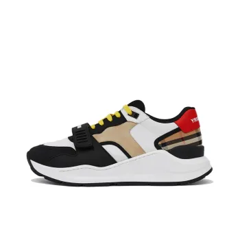 Burberry Panelled Low Top Sneakers