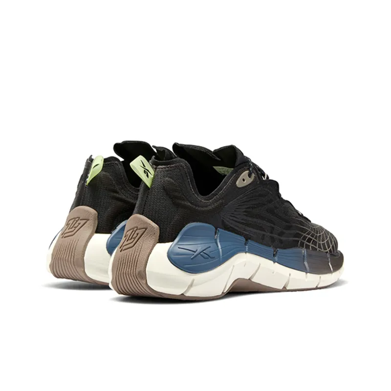 Reebok Zig Kinetica Ii Shoes Black/Blue/White-3