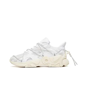 Anta Split Collection Low Top Sports Casual Shoes Women's White Blood Cells