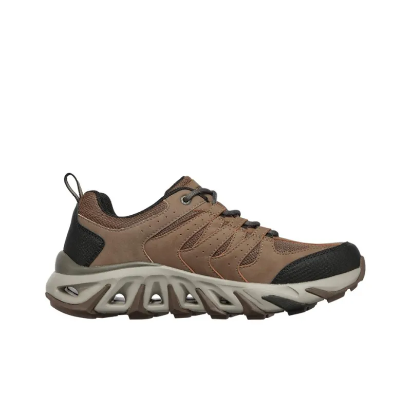 Skechers Glide Step Flex Conway Anti-Slip And Wear-Resistant Breathable Low-Top Casual Shoes Men's Brown-1