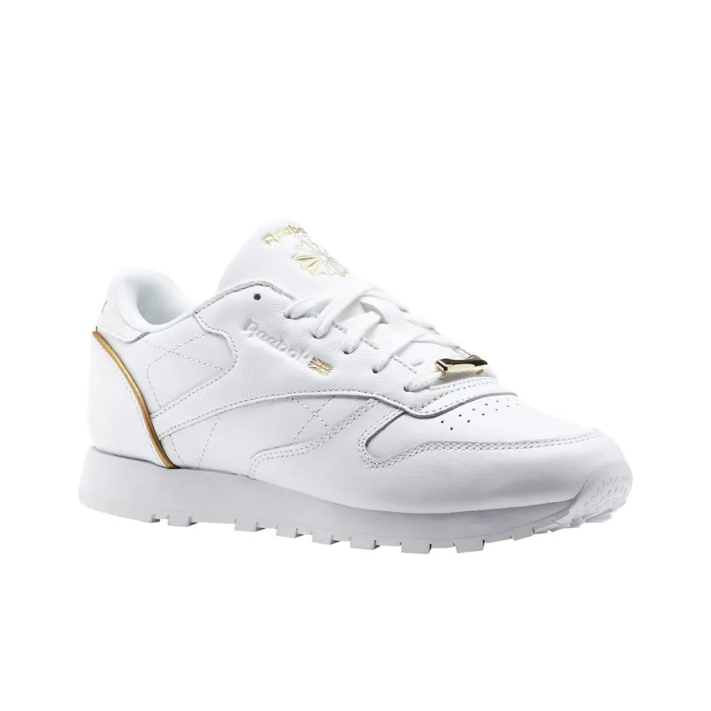 Reebok Classic Leather Hardware 'White Sleek Metallic' Women's-2