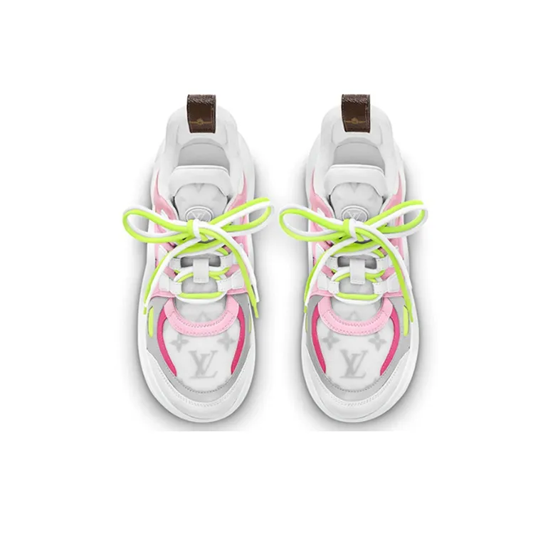 LOUIS VUITTON Lv Archlight Sports Shoes Pink/Green Women's-3
