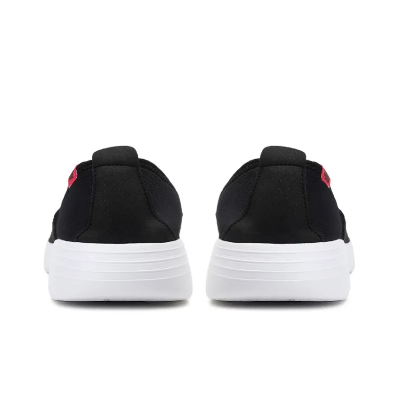 PUMA Fle Renew Slip On Cushioning Lightweight Low Top Casual Shoes Unisex Black Red-4