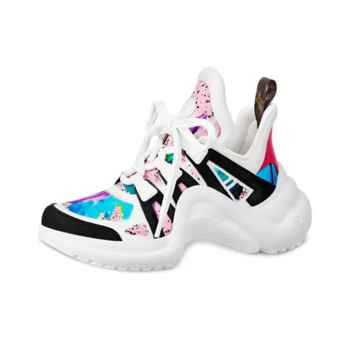 LOUIS VUITTON Archlight Trainer Multicolor Rose Clair Women's