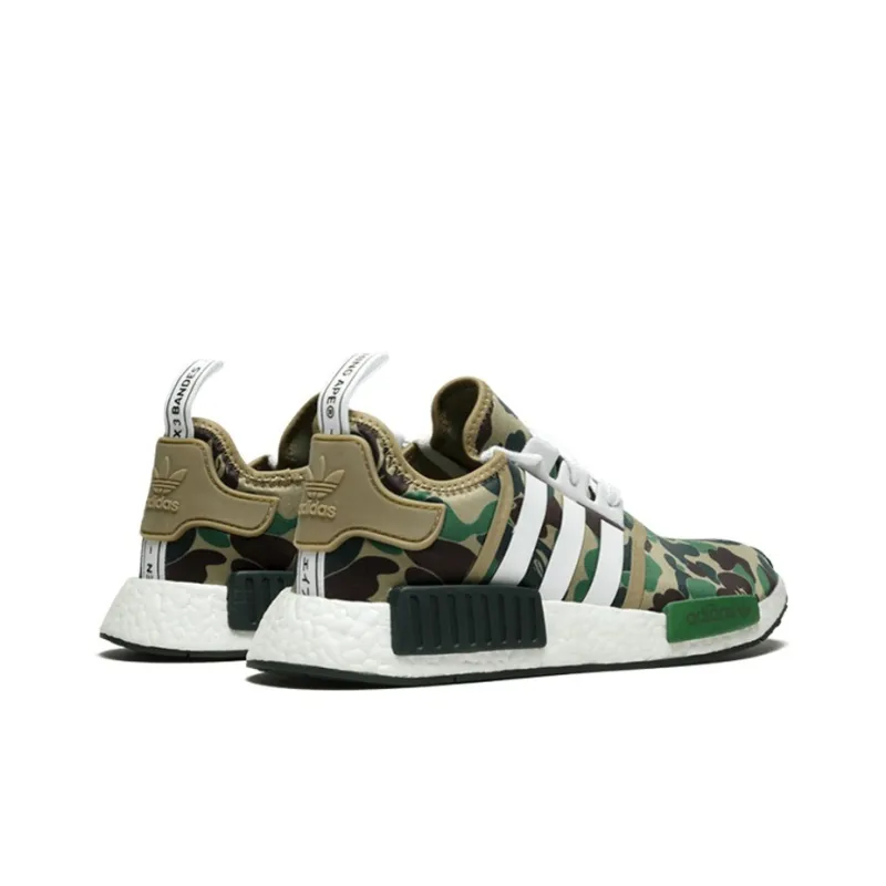 Adidas Nmd R1 Bape Olive Camo-3