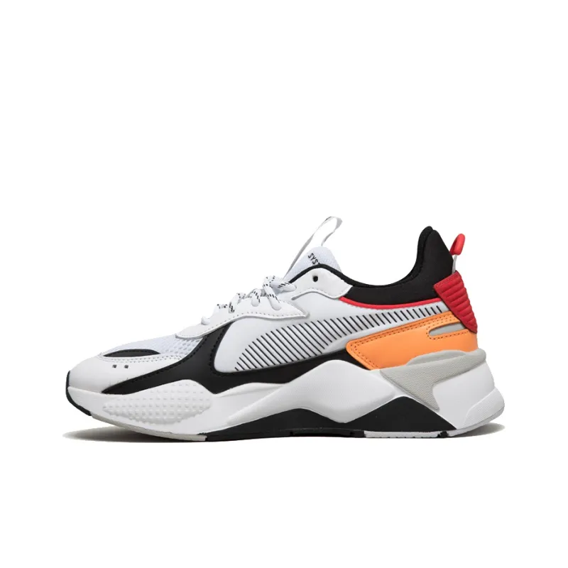 PUMA RS X Tracks White Black Orange-0