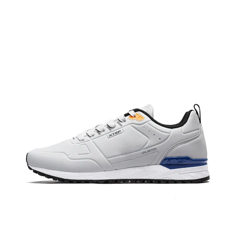 XTEP Casual Shoes Men Low-Top Gray-0