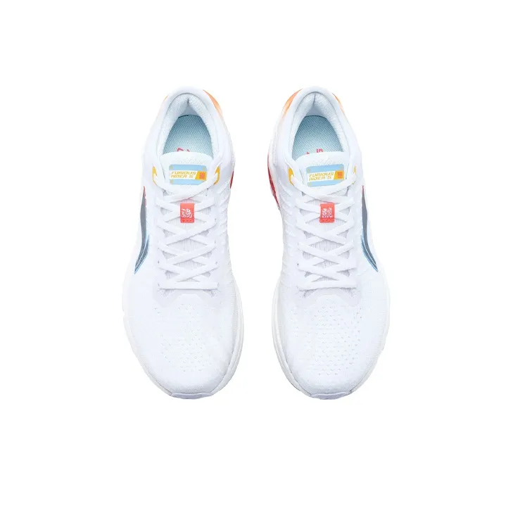 LINING Furious Rider 5.0 Casual Shoes Men Low Top Standard White/New Aurora Blue-3