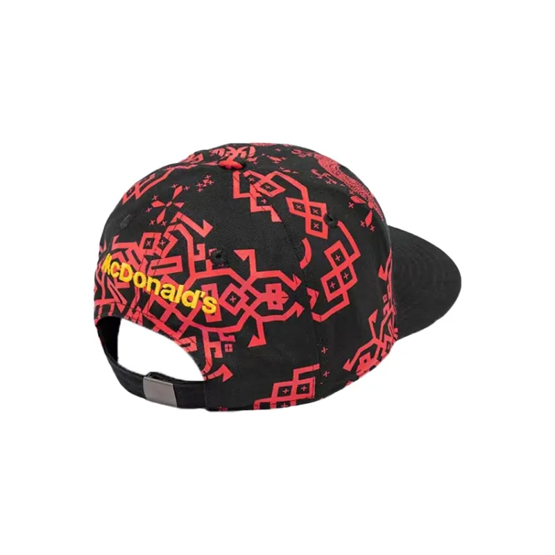 Mcdonald's X CLOT Baseball Caps Unisex Black-2