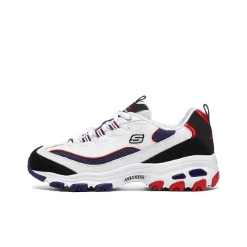 Skechers D'LITES 1.0 Cushioning Anti Slip And Wear Resistant Coverage Support Low Top Casual Shoes Women's Marine Blue