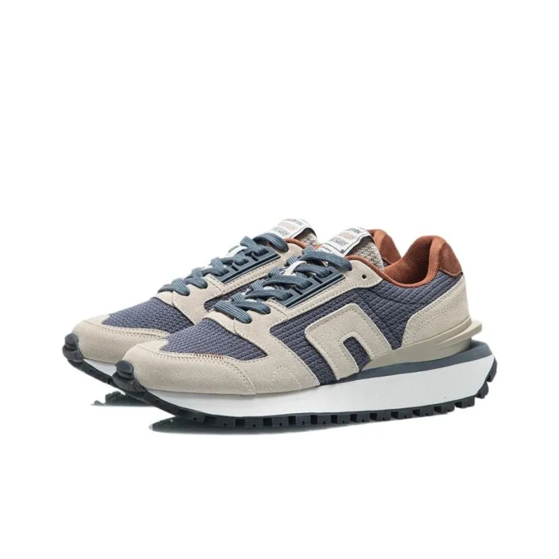 LINING CF Casual Shoes Men Low Top Dull Gray/Pale Antique Yellow-2