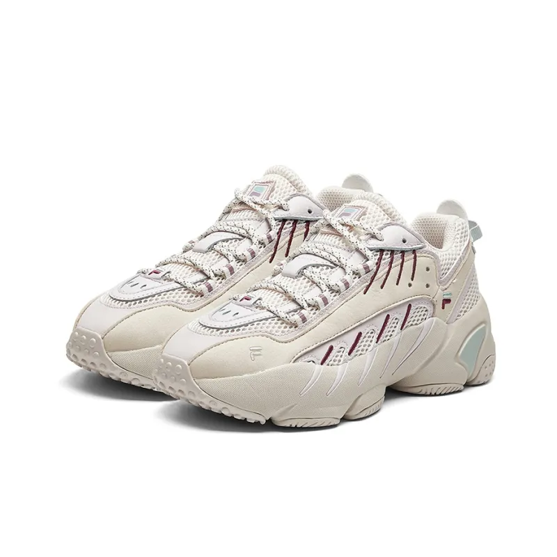 FILA FUSION Ade Marathon Running Shoes 'Beige White' Women's-2