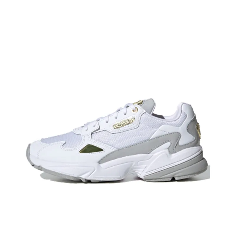 Adidas Falcon White Gold Metallic Women's-0