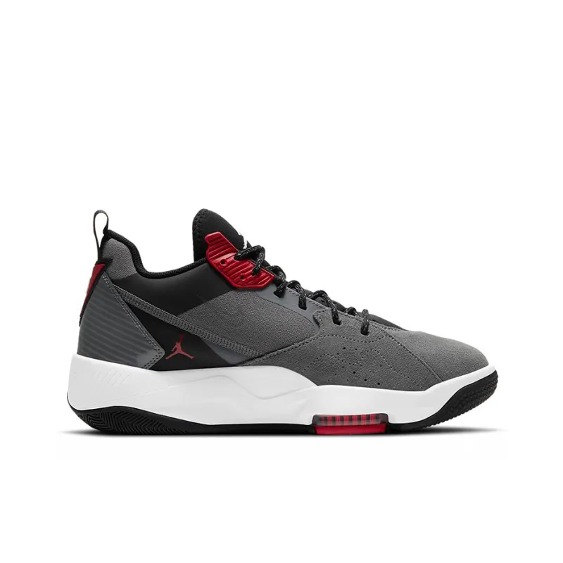 JORDAN Zoom '92 'Smoke Grey Black Gym Red'-1