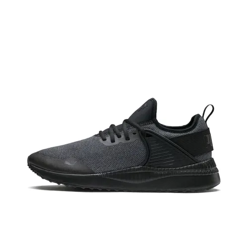 PUMA Pacer Next Cage Knit Running Shoes Black/Grey Women's