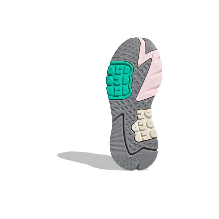 Adidas Nite Jogger White Mint Pink Women's-5
