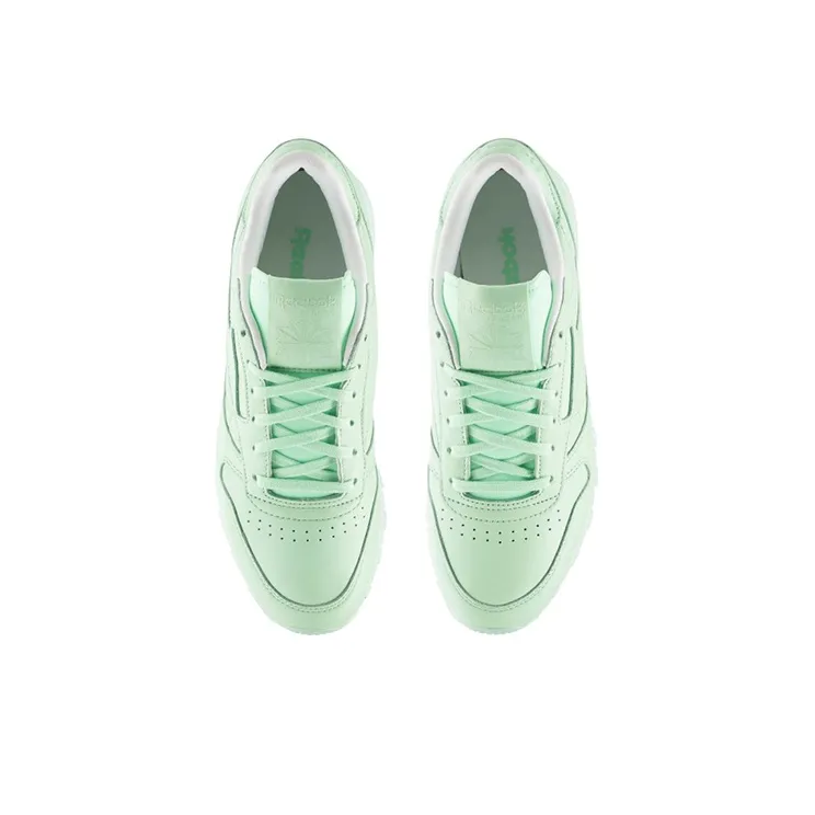 Reebok Classic Leather Pastels Mint Green Women's-2